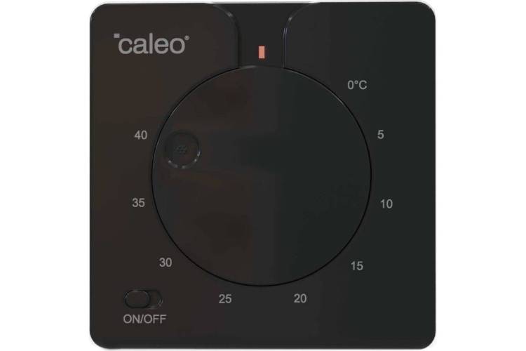 Терморегулятор Caleo C430 black 0К-00000791 встраиваемый, аналоговый, 3.5 кВт