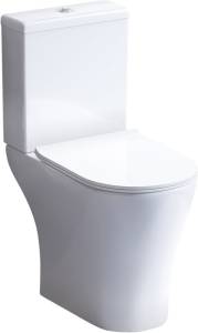 Унитаз-компакт Damixa Sirius DX86C8600SC безободковый, с микролифтом