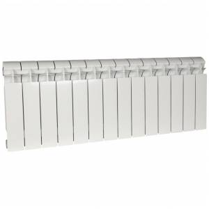 Биметаллический секционный радиатор отопления Global Style Plus STP03501014 белый 14 секций