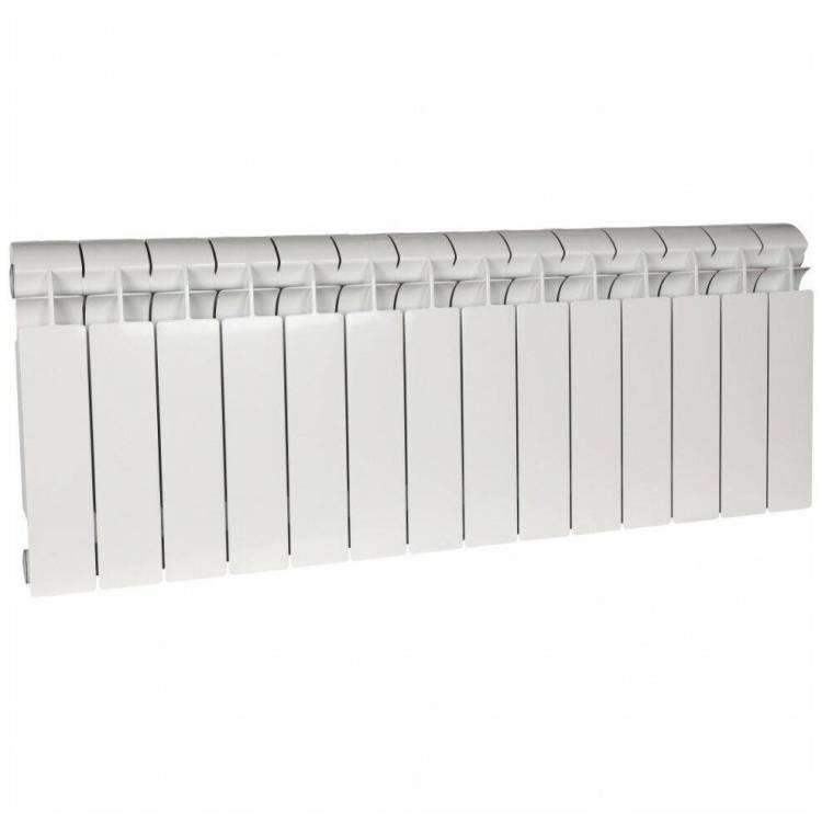 Биметаллический секционный радиатор отопления Global Style Plus STP03501014 белый 14 секций