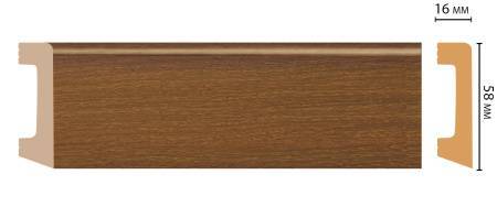 Плинтус напольный DECOMASTER D234-85 240x1.6x5.8