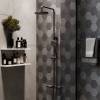 Душевая стойка Paini Nove 09YO687THD250F3D110 с термоcтатом, черный фото 2