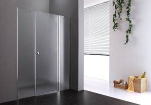 Душевая дверь в нишу Cezares ELENA-W-B-13-30+60/60-P-Cr-R профиль хром, стекло матовое, 150x195