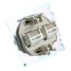 Розетка компьютерная 2-местная Stekker GLS00-7109-02 50004 фото 8