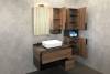 Мебель для ванной Comforty Штутгарт 90 дуб темно-коричневый фото 2