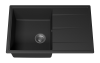 Мойка кухонная Misty Линкор LIN-78х51-01 антрацит, 78x51 фото 5