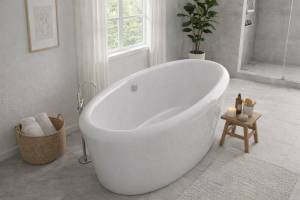 Акриловая ванна Relisan Neona Гл000000548 без каркаса, 180x90