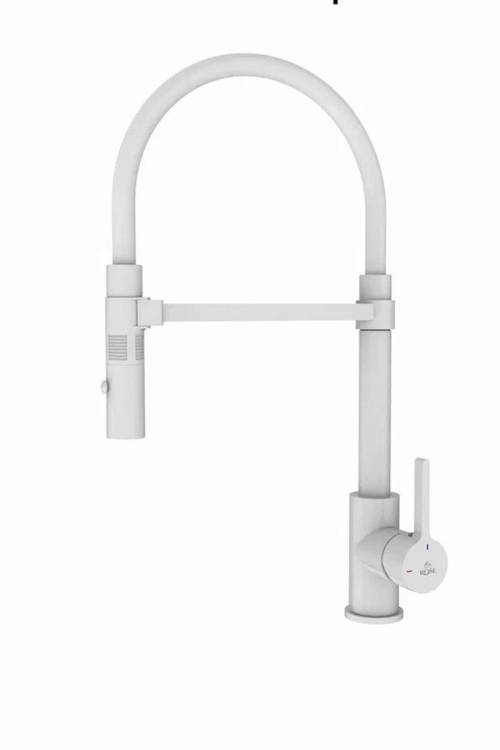 Смеситель для кухни Rose R133C белый