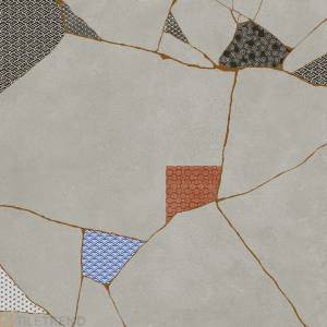 Керамогранит Fioranese Kintsugi Japan-Hibi Fog naturale 60.4x60.4