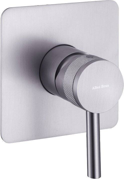 Смеситель для душа Allen Brau Priority X1 5.31012-BN С ВНУТРЕННЕЙ ЧАСТЬЮ, брашированный никель