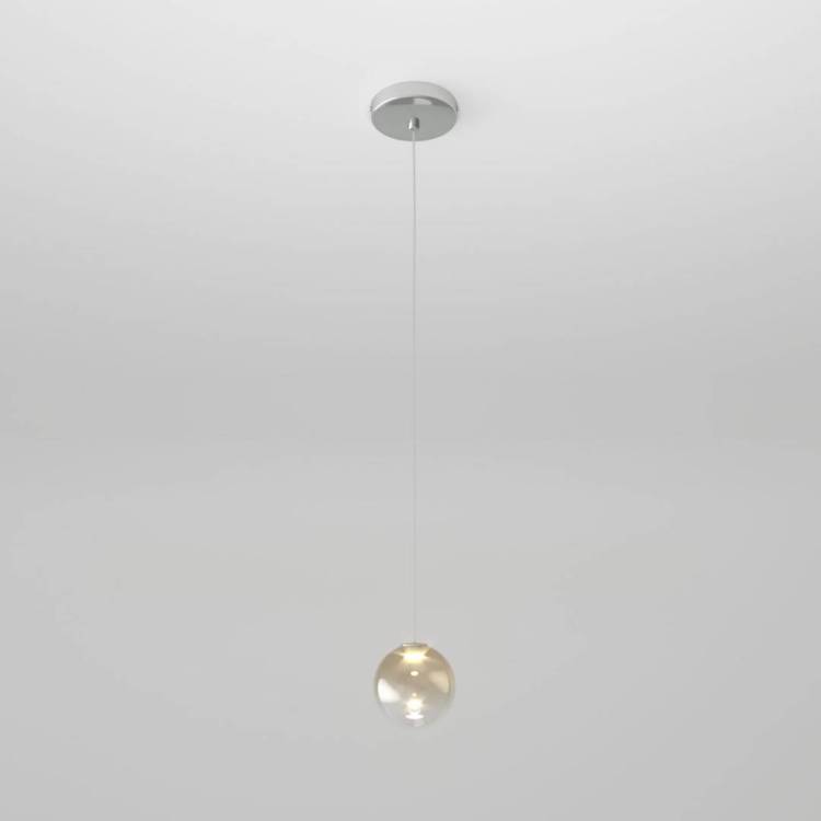Подвесной светодиодный светильник Eurosvet Wonder 50234/1 Led янтарный