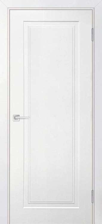Межкомнатная дверь эмаль Текона Смальта-line 06, глухая, Ral 9003 белый 800x2000