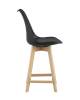 Набор из 4 полубарных стульев Stool Group Frankfurt Y815A-65CM black X4 черный фото 4