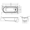 Акриловая ванна AM.PM X-Joy W94A-170R70W-A белая, 170х70 фото 9