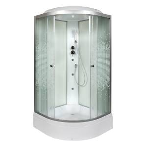 Душевая кабина AvaCan L710GM+EL с гидромассажем и электрикой, 100x100x215