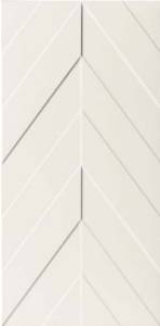 Керамическая плитка MARCA CORONA 4D Chevron White matt 40x80