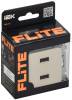 Розетка USB type A+A IEK Flite FI-U21-D31-K86 сливочный фото 2