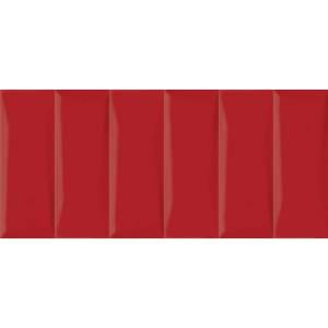 Керамическая плитка Cersanit Evolution EVG413 Облицовочная Рельеф Кирпичи Красный 20x44
