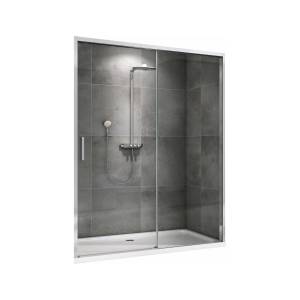 Душевая дверь Abber Komfort AG93150 150x200, профиль Хром