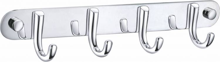 Вешалка Wonzon & Woghand WW-9384-4 с 4 крючками, хром