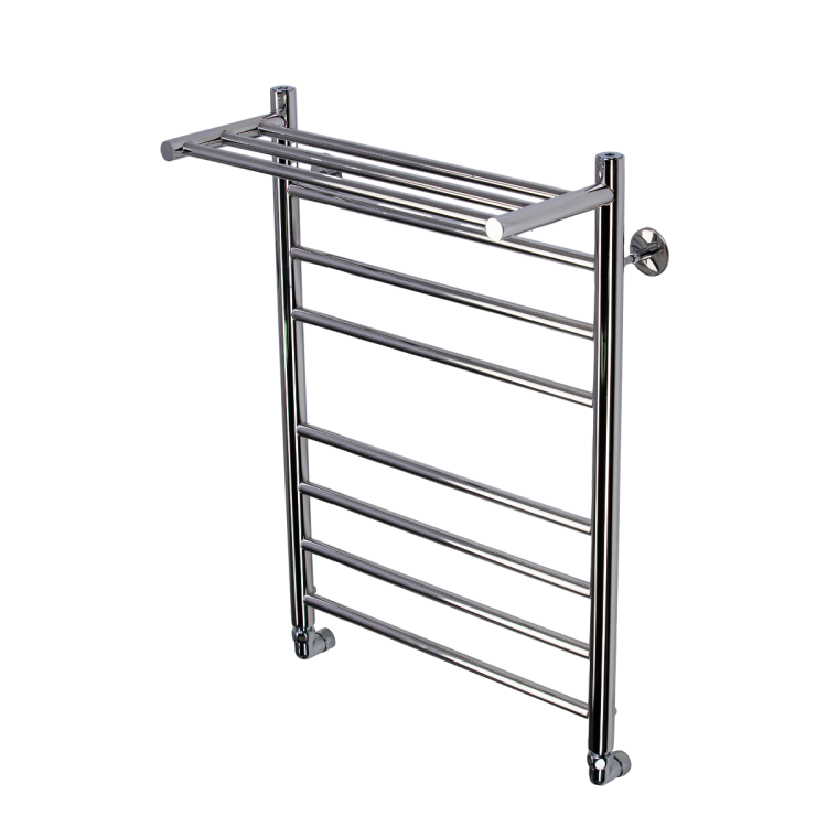 Полотенцесушитель водяной Comfysan Luce 015480 W-8 80/50 с полкой, хром