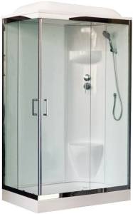 Душевая кабина Royal Bath RB 8120HP6-WT-CH R, с низким поддоном, с сиденьем
