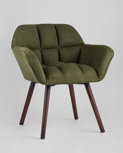 Кресло Stool Group Брайан BRUYNE HY-53 замша, хаки