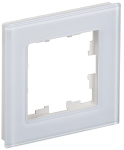 Рамка 1-постовая IEK Brite BR-M12-G-K01 белый