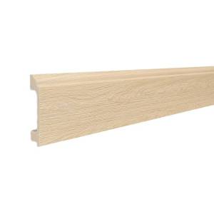 Напольный плинтус ТД Меридиан P3-135-N с тиснением 2400x80x16
