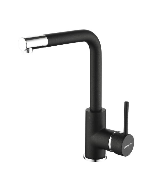 Смеситель для кухни Paulmark Honner Ho212018-BLM черный