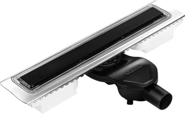 Душевой лоток Berges Wasserhaus C1 Norma 095139 80 см, черный