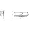 Верхний душ Hansgrohe Raindance E 26238670 черный фото 2