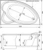 Акриловая ванна Aquanet Mayorca 00205438 150x100 R с каркасом фото 11