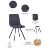 Стул Bradex Home Mate FR 0605, синий фото 8
