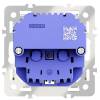 Механизм розетки 1-местной с заземлением, шторками и USB Type A+С Voltum S70 VLS0405M фото 3
