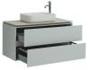 Тумба под раковину Allen Brau Infinity 100 274235 рapyrus белый матовый фото 4