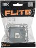 Розетка компьютерная RJ45 IEK Flite FI-K12-1-K03 серый фото 2