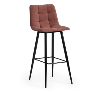 Стул барный Tetchair Chilly (mod.7095б) 19638 коралловый, черный