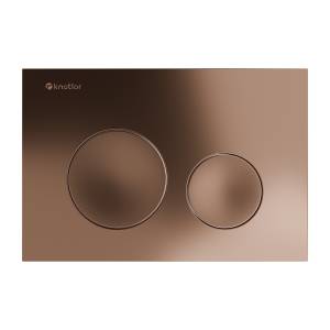 Кнопка смыва Knotlor Сфера BIS102RB бронза