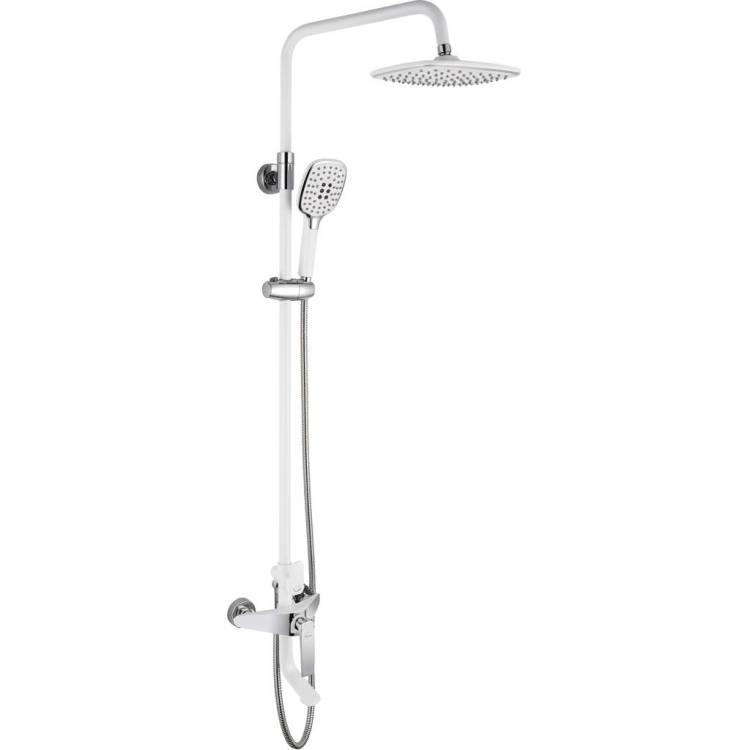 Душевая система Rose R1336F белая