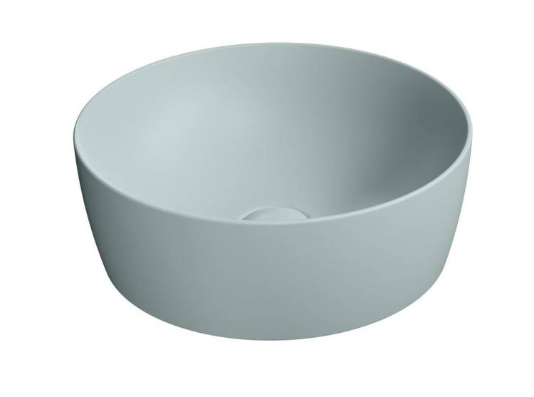 Раковина GSI Nubes 903915 голубой матовый, 40x40