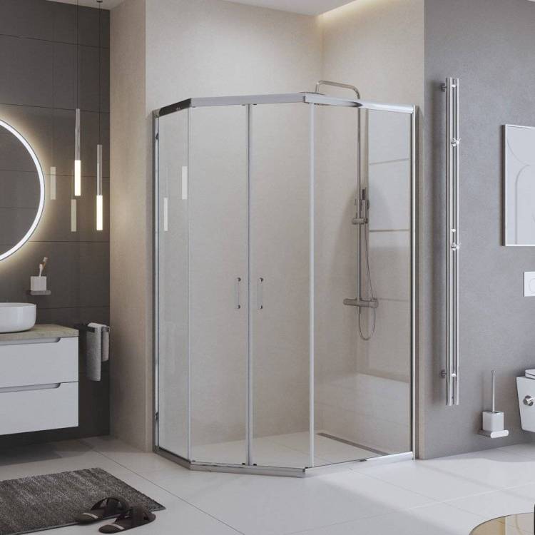 Душевой уголок BelBagno Uno 195 PH-2-120/90-C-Cr
