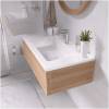 Раковина Uperwood Modul 2911020340 белая глянцевая, 80x45 фото 5