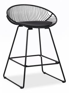 Стул барный Stool Group Ufo UFO-24A-P11 BL/BL с черной подушкой