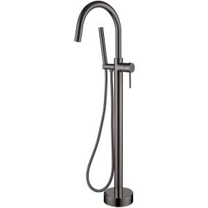 Смеситель для ванны Boheme Uno 469-GM напольный