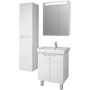 Тумба с раковиной Dreja Q Plus (D) 55 с опорами, белый глянец фото 12