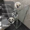 Душевой уголок Triton Фикс Щ0000067439 профиль хром глянец, стекло прозрачное, 90x90x190.3 фото 8