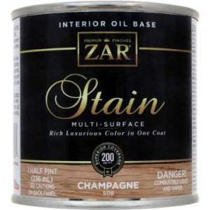 Льняное тонирующее масло ZAR Stain Interior Oil Base 508 Шампань (Champagne) 0.236 л
