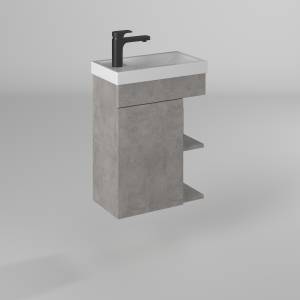 Тумба под раковину Briz Чикаго 241 03-18045-06 00 БТН, светло-серый, 45x29