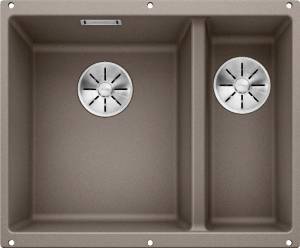 Мойка кухонная Blanco Subline 340/160-U 523556 серый бежевый